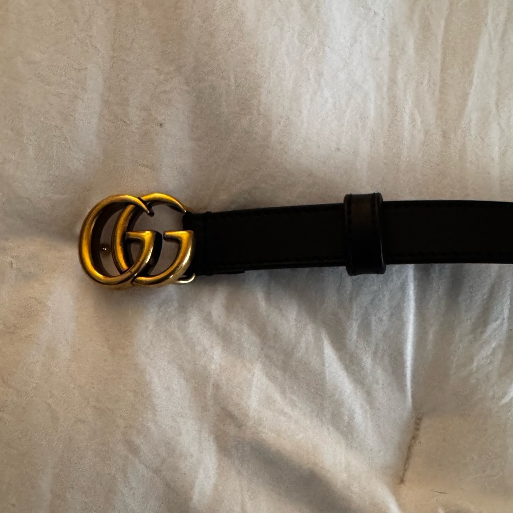 GUCCI GG Marmont Thin Belt,